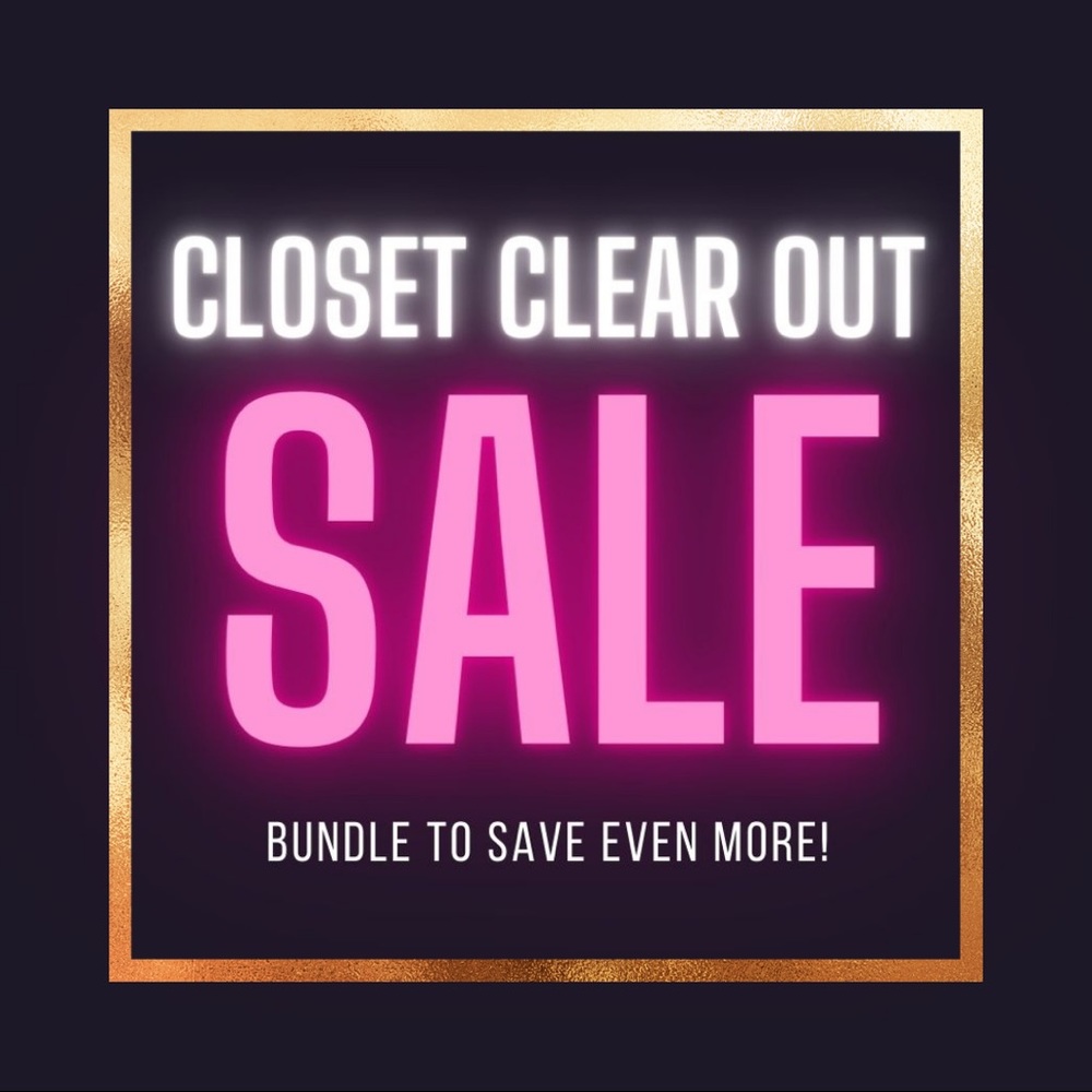 Everything must go! Bundle to save! Offers welcome